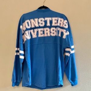 Disney monsters university long sleeve tee, womens medium, spirit jersey